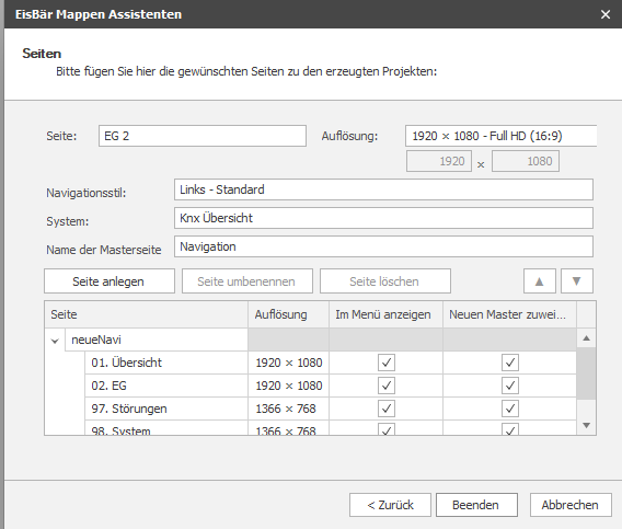EditorProjektmappenassistent