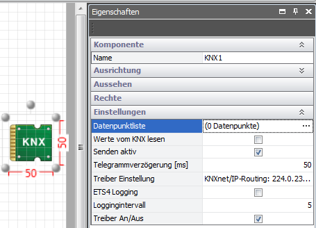 Datenpunkliste auswählen