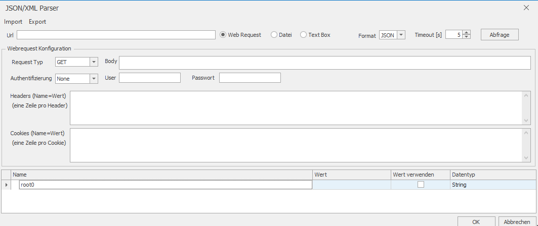 JsonXml_Kanalliste
