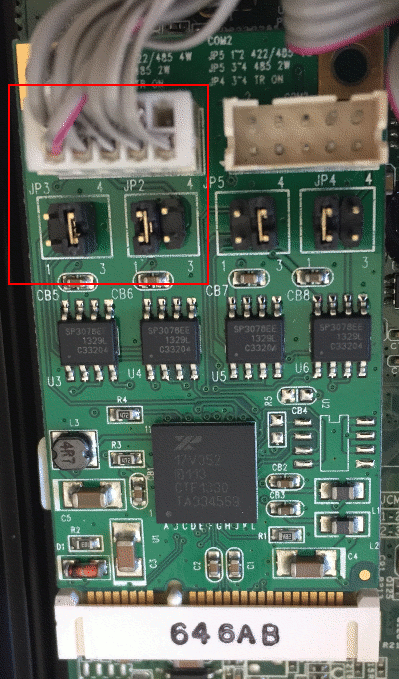 Jumpereinstellung PCIe-Card