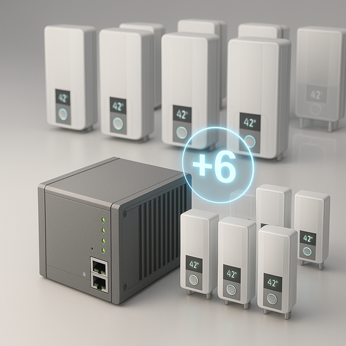 DLE Controller Softwareerweiterung - 6 Durchlauferhitzer