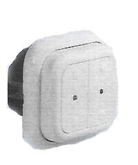 Button, 2-gang, white - WT / W 2