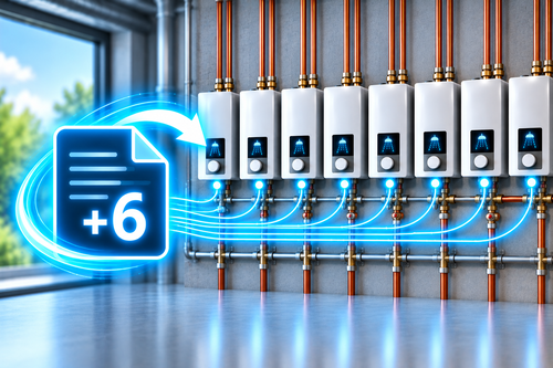 DLE Controller Softwareerweiterung - 6 Durchlauferhitzer