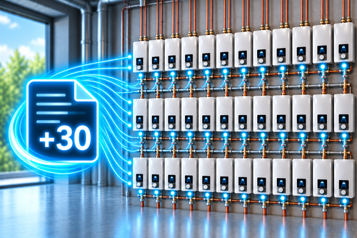 DLE Controller Softwareerweiterung - 30 Durchlauferhitzer